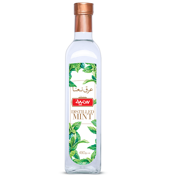 Mint distillate glass bottle 490 g