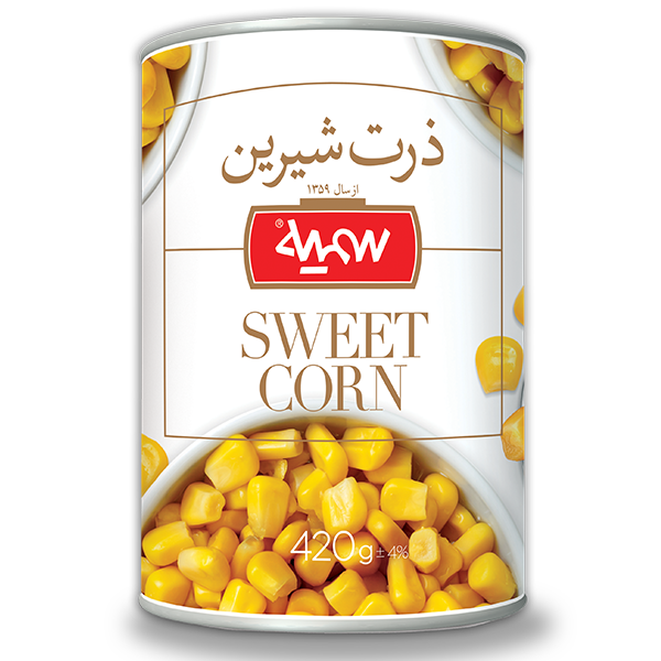 Canned sweet corn